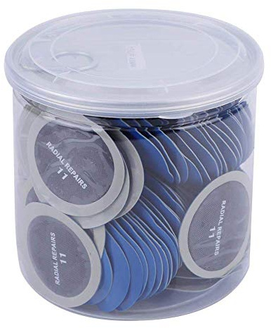 120 Stück Reifenreparatur Patch, Autoreifen Punktion Reparatur Patches Gummireifen Kalter Flecken