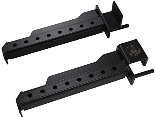 Signature Fitness SF-3 Power Cage Squat Rack, 0,7 kg Kapazität, 7,6 x 7,6 cm, inklusive J-Haken und Sicherheitsgurten, weiteres optionales Zubehör, Spotterarme