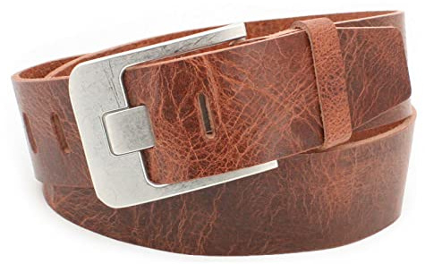 Vascavi Ledergürtel, 4,5 cm breit, Echtes Leder, Unisex Gürtel für Damen und Herren, MADE IN GERMANY, AM61-RL