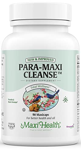 10-in-1 Wormwood Black Walnut Clove Cleanse for Humans Capsules – Natural Gut Cleanse & Digestive Health with Pumpkin Seeds Garlic Oregano White Oak Peppermint Kosher Vegan 1340mg