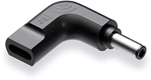 QYD USB-C-auf-DC-Stecker 5.5x2.5mm Adapter für ASUS Laptop | PD USB Type C Buchse auf DC Stecker Adapter Stromversorgungskonverter für ASUS, Toshiba und Samsung Laptops