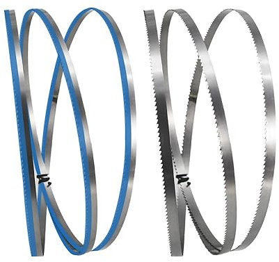 XWTOOL 2 uds 1490mm 10TPI Hojas de Sierra de Cinta 1490x6,35x0,35mm Accesorios de Herramientas eléctricas for Sierra de Cinta de Madera schappach Basa 1,0 leñador BS200