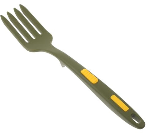 PRETYZOOM Forchetta Multifunzione in Silicone Per Insalata Forchetta Portatile Da Cucina Ergonomico 29,5 Cm Per Ragazzo Ragazza e