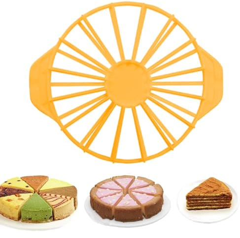 Tortenteiler 10/12 Stücke - Kuchenteiler Tortenschneider, Küchenhelfer zum Schneiden Von 10/12 Gleichen Tortenstücke, Backzubehör zum Dekorieren, Ortenstücken Küche Kuchen Gadget