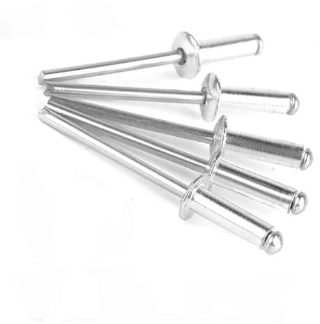 HAZEK 20 Stück M6 Aluminium-Rundkopfnieten, Blindnieten, Heimdekorationsschrauben, 10–20 mm Länge catholic (Size : M6x10mm)