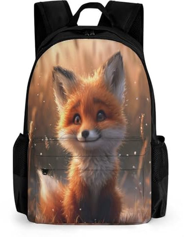 TNFHSOFT Fuchs 3D Drucken Flanell Fleecedecke Decke Tier Microfaser Kuscheldecke Decke Kinder Erwachsene Wohndecke Für Bett & Sofa Reisedecke 42x30.5cm Inches