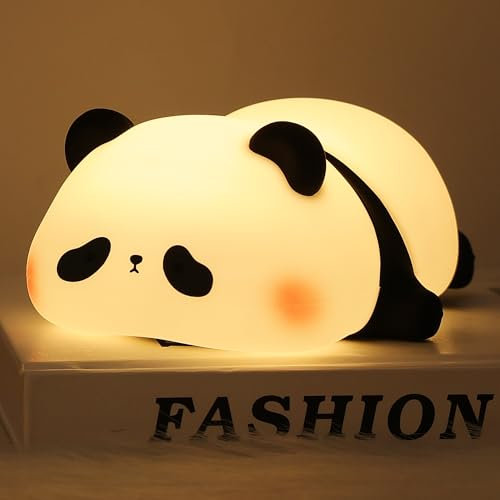 YuanDian Panda Nachtlicht, Geschenk für Erwachsene, Teenager und Babys. Dekorieren Sie Kinderzimmer mit niedlichen Silikon Ente Nachtlichter, Weihnachten Geburtstag Geschenk für Kinder und Kleinkinder