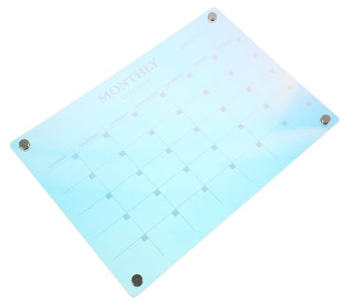 Lurrose 1satz -monatsplaner Für Kühlschrank Magnetische To-do-liste Kalender Für Küche Wiederverwendbar Für Familienorganisation Und Erinnerungen Marker