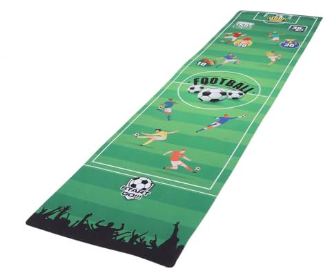 Tisch-Curling-Spiel, Brettspiel, Fußballtyp, Pädagogischer Wettkampfsport, Interaktives Spielzeug, Inklusive 1 Spielmatte 6 für Erwachsene und Kinder