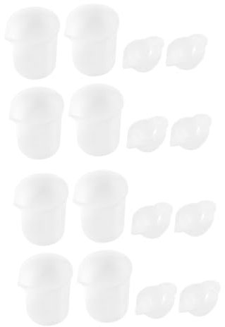 HOODANCOS 2 Set Di Strumenti Di Misurazione E Agitazione Per Pigmenti Non in Silicone Per La Miscelazione Dei E L'erogazione Di Progetti Facili Da Realizzare 8 Pezzi*2