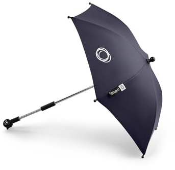 Bugaboo Sonnenschirm+, kompatibel mit allen Bugaboo Kinderwagen | mit UPF 50+ UV Schutz, große Schattenfläche, Verbindung mit einem Klick & leicht verstellbarer Mechanismus, Deep Indigo