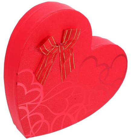 Beavorty Herzförmige Pralinenschachtel Mit 18 Fächern Rote Pralinenschachtel Zum Valentinstag Muttertag Geburtstagsgeschenk