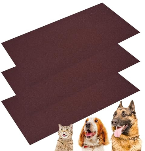 Sellf Adhesive Dog Scratcher Replacement Sandpaper - Cat Litter Box Bottom Anti-scratch Mat With Adhesive Back, Pet Nail Sandpaper For Dogs Cats - 120 Grit