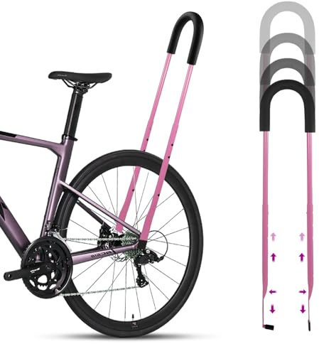Cykelstång för barncykel – skjutstång cykel barn, barncykel skjutning och cykel körning inlärningshjälp, justerbar cykel inlärningshjälpstång halkfritt säkerhetshandtag cykelstång