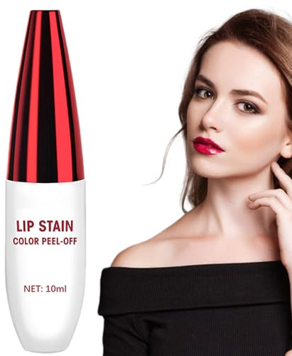 Gommage à lèvres - Rouge à lèvres facile à - Couleur des lèvres matifiante et pelable pour femme - Avec finition mate naturelle