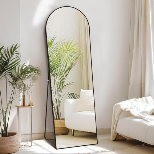 Treeboy Full Length Mirror,165x60cm Arched Floor Free Standing Mirror