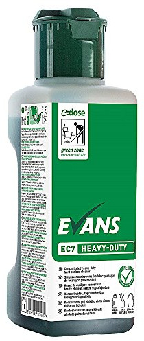 Evans Vanodine BDV300-1 EC7 Heavy Duty Hard Surface Cleaner, 1 L (Pack of 4)