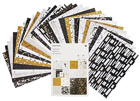 Rico Design Motivblock Nostalgic Christmas A4 Motivpapier einseitig Bedruckt Rückseite weiß FSC Zertifiziert Weihnachten ideal für Scrapbooking Grußkarten Geschenkverpackungen kreative Projekte