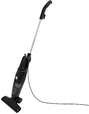 Quest 44839 2-in-1 Bagless Vacuum Cleaner/Use Upright or Handheld/Lightweight Compact Design/HEPA Filter/Attachments Included / 600W Power/Black Colour