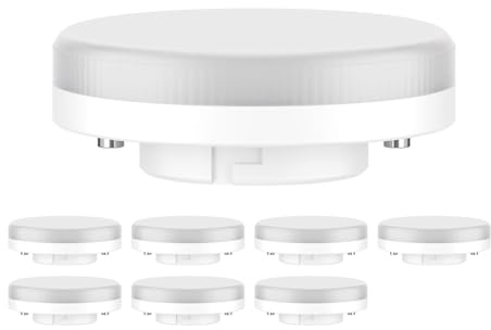 ledscom.de 8x GX53 LED ampoule, blanc (4000 K), 4 W, 420lm, 96°, mat