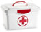 CABLEPELADO Caja botiquín Primeros Auxilios, Caja Medicamentos para Botiquín, Caja botiquín con tapa y asas, Caja medicinas, Caja farmacia, Capacidad 8 Litros, 35.5 cm largo x 21 cm alto x 23 cm fondo