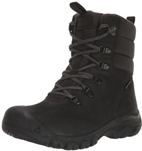KEEN Damen Greta Boot Waterproof Schneestiefel, Black2, 39.5 EU