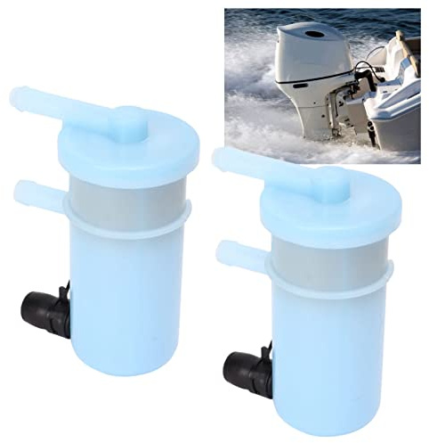 Marine Pro Kraftstofffilter 2 Stück Außenborder Kraftstofffilter Zubehör Ersatz Für Suzuki 4-Takt DF25 Bis DF140a 15410-87J30 Motorrad- Und Bootsmotor