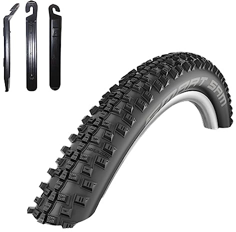 1 x Schwalbe Smart Sam Performance Fahrradreifen Fahrradmantel 60-507 (24 x 2,35) inkl. Reifenheber