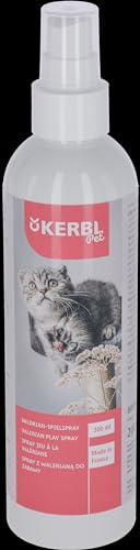 KERBL Catnip Spray (200 ml, für Katzen, natürliche Extrakte, Katzenminze, steigert das Wohlbefinden, Einfache Anwendung) 80086