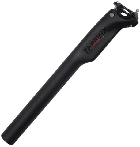 Alfa Pasca 27.2 Carbon Sattelstütze 350 mm Rennrad Sattelstütze Carbon 3K Matte Fahrradsattelstütze Carbon