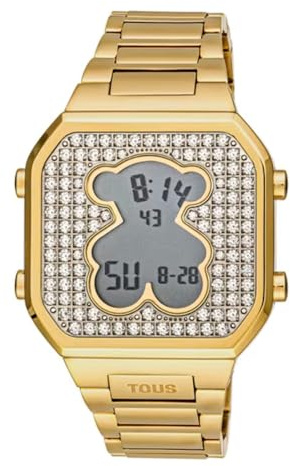 TOUS Watches d-Bear Reloj para Mujer Digital de Cuarzo con Brazalete de Acero Inoxidable 3000130800