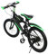 20 Zoll Mountainbike aus Kohlenstoffstahl mit Bremssystem, Premium Mountainbike Fahrrad mit Wasserbecher-Halter und Schutzbleche, MTB Fahrrad für Herren und Damen (Maximale Tragfähigkeit: 85 kg)