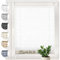 Sonello Plissee Crush Klemmfix ohne Bohren 95cm x 120cm Weiß Faltrollo Plisseerollo Jalousie für Tür & Fenster Blickdicht Sichtschutz Sonnenschutz Fertifplissee Rollo