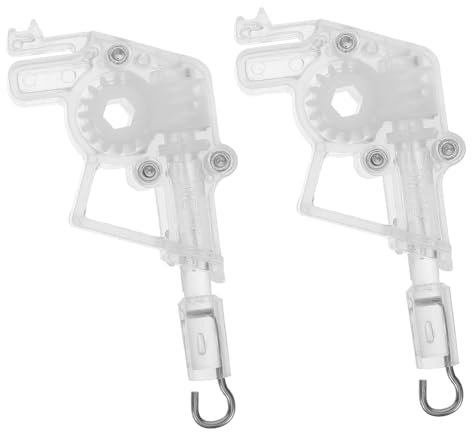 IMIKEYA Inclinatore a Bacchetta per Tende Orizzontali Interni in Pom Resistente, Accessorio Sostituzione Bastoncino Inclinabile per Veneziane, Set 2 Pezzi per Camere da Letto e Uffici