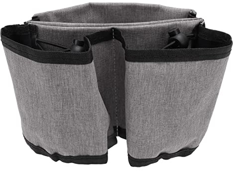 Culnflun Mugghållare för Resväska Handtag, Dryckeshållare för Bagage på Resa, Hållare för Kaffe och Flaskor (Grå)