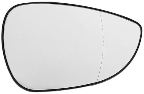 Spiegelglas Heizbar Ersatz für Ford Fiesta MK7 2009-2018, Türspiegelglas Außenspiegel Glas Asphärisch, Umkehrlinse Rückfahrglas Spiegel (Right)