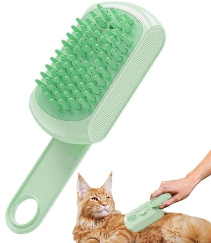 Hundspraykam katt masserande grooming fällborste | Ångborste för husdjur för hem lägenhet resor daglig rutin dusch