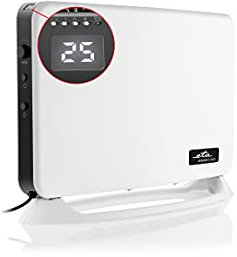 ETA Konvektor Warmie Digi für Geräuschlose Raumheizung - Heizgerät mit 3 Leistungsstufen 750W, 1250W, 2000W
