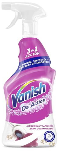 Vanish Oxi Action - Quitamanchas especial manchas de Mascota en alfombras y tapicerías, spray, sin lejía - 750 ml