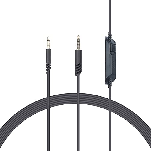 Yaowanguan Ersatz Inline Lautstärkeregelung Kabel für ASTRO A10/A40/A30/A50/A40TR Gaming Headsets(1m/3.3Fuß, schwarz)