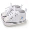 SIFANGPING Zapatos de Primeros Pasos niños Zapatos de Lona para niños Suela Blanda Zapatos de Lona Transpirables y Antideslizantes Ligeros para bebé 18 EU Blanco