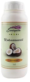 Kokosöl raffiniert 1 Liter Massageöl geeignet als Hautpflege- und Massageöl, flüssiges Kokosöl