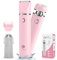 Cayzor Kit tondeuse et rasoir de bikini pour femme – Tondeuse électrique 2 en 1 humide/sèche pour épilation du visage, sans fil, étanche, rasoir bikini pour visage, lèvres, menton, pubien, aisselles