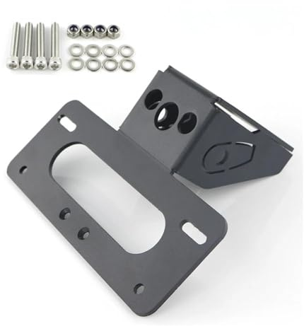 Nummernschildhalter Für Für Z650 Für Ninja 650 2017-2024 Hinten Schwanz Ordentlich Anzahl Nummer Platte Rahmen Halter Motorrad Fender Eliminator Kit Motorrad Kennzeichenhalter