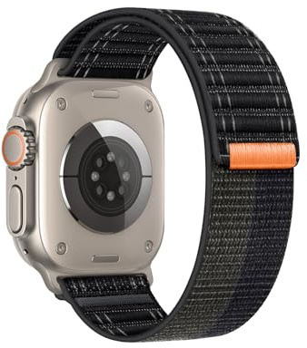 SimpleThings Sport Loop Nylonarmband för Apple Watch armband 49mm 46 mm 45mm 44mm 42mm 41mm 40mm 38mm, Justerbart Mjukt Sportarmband, kompatibelt med iWatch Ultra SE 11 10 9 8 7 6 5 4 3 2 1