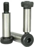 M12-M10-1.50x50 MM Socket Shoulder Screws Coarse 12.9 ISO 7379 Thermal Black Oxide Stripper Bolt (2 Pack)