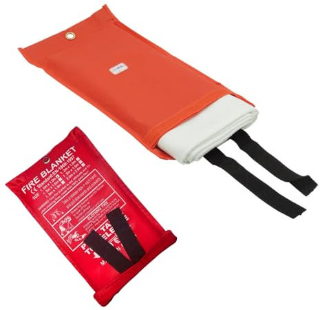 Coperte Antincendio,Coperta Antincendio per Cucina Casa Emergenza,Coperte in Fibra di Vetro,Telo Antincendio Antifuoco,Coperta Emergenza Grande In Fibra,Protezione Ignifuga e Isolamento Termico