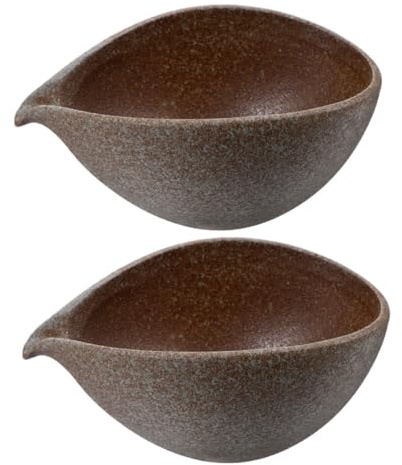 PRETYZOOM Juego de 2 Tazas de Té Hechas a Mano Taza de Porcelana con de Águila para Té de Hojas Sueltas Juego de Té Gongfu de Estilo Japonés