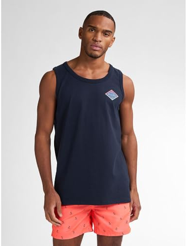 PETROL INDUSTRIES, män Singlet R-Neck, M-1050-SLR753, marinblå, XL