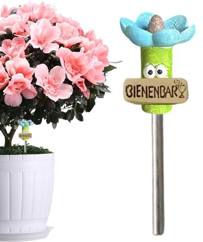 Estación De Riego De Abejas - Cuenco Alimentador De Polinizadores En Forma De Flor | Tazas para Beber De, Decoración De Jardín Al Aire Libre para Patio, Terraza, Patio, Césped, Porche, Comede